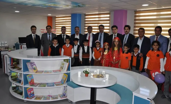 PALU İLKÖĞRETİM OKULUNDA Z KÜTÜPHANESİ AÇILDI