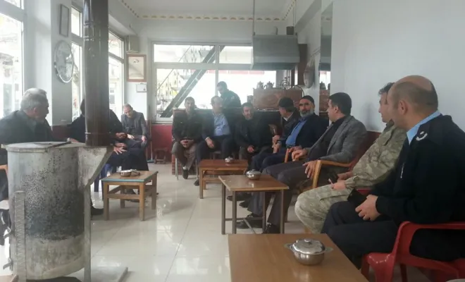 Palu Kaymakamı Halkla Buluştu