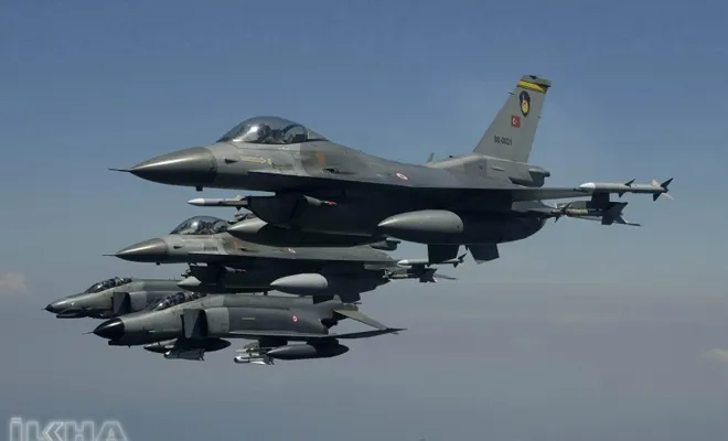 Türkiye jetleri Şam konvoyunun girdiği bölgeyi bombalıyor