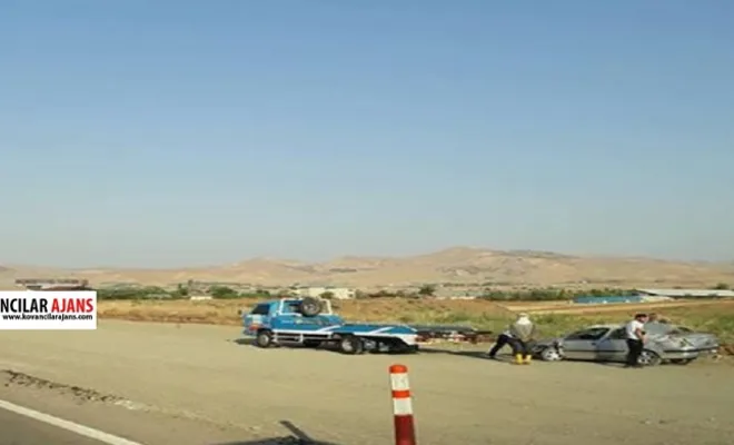 Kovancılar`da Kaza : 2 Yaralı	