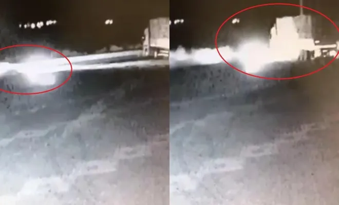 Kovancılar`da 3 kişinin öldüğü kaza güvenlik kamerasına yansıdı