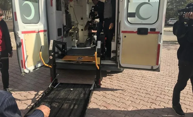 Elazığ`da Engelli Hasta Nakil Ambulansı Hizmete Girdi