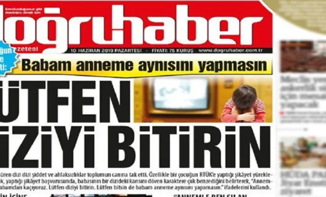 Bir çocuğun RTÜK’e şikayeti: Babam Anneme Aynısını Yapmasın LÜTFEN DİZİYİ BİTİRİN