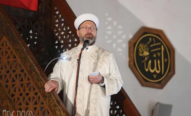Elazığlılardan Diyanet İşleri Başkanı Erbaş'a destek  