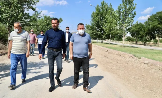 BAŞKAN ŞERİFOĞULLARI ÇALIŞMALARI YERİNDE İNCELEDİ