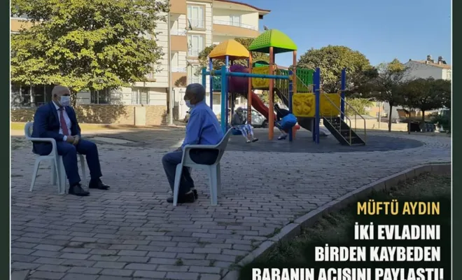 ELAZIĞ MÜFTÜSÜ İKİ EVLADINI BİRDEN KAYBEDEN BABANIN ACISINI PAYLAŞTI!