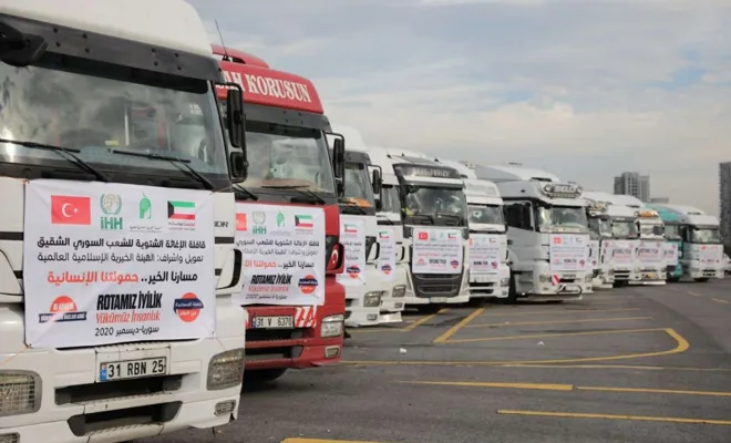 81 ilden Suriye’ye insani yardım