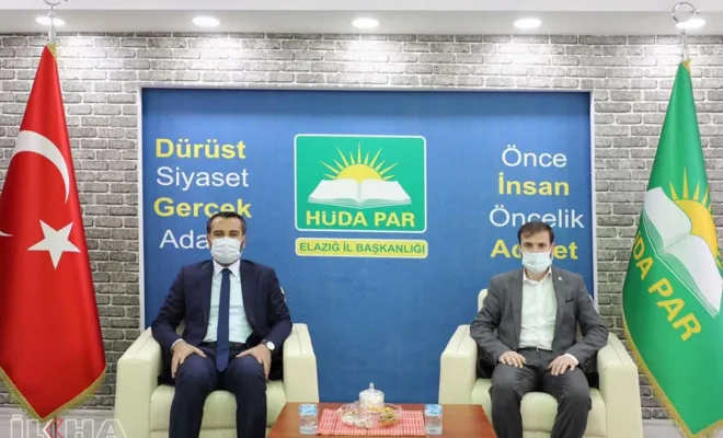 Elâzığ Belediye Başkanı Şerifoğulları'ndan HÜDA PAR Elâzığ Başkanı Kavaklı'ya ziyaret