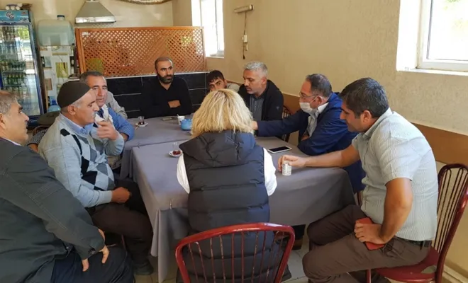 Tarım ve Orman Bakanlığı Müfettişleri Kovancılar`da Çiftçilerle Biraraya geldi