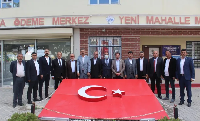 HÜDA PAR Elazığ İl Başkanı Kavaklı Muhtarları Ziyaret Etti