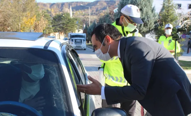 Palu`da Emniyet Kemeri Uygulaması gerçekleştirildi