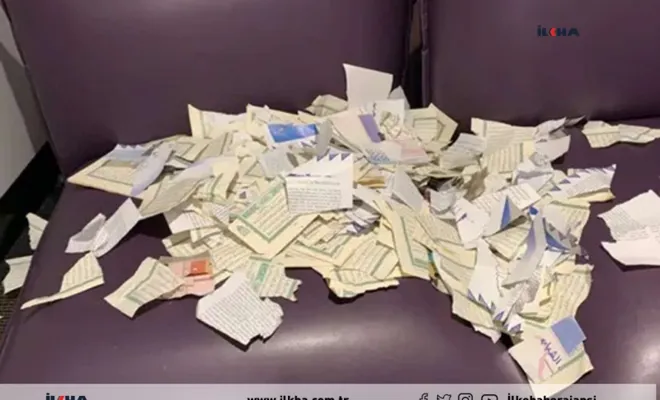 ABD'de bir üniversitede Kur'an-ı Kerim sayfalarını yaktılar 