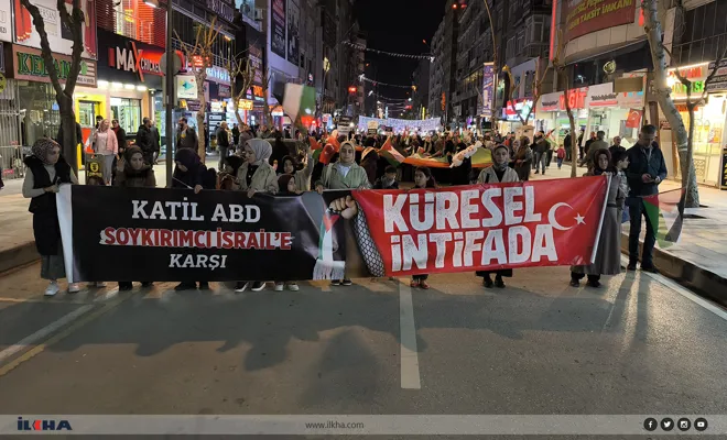 Elazığ’da Gazze için binler tek yürek oldu